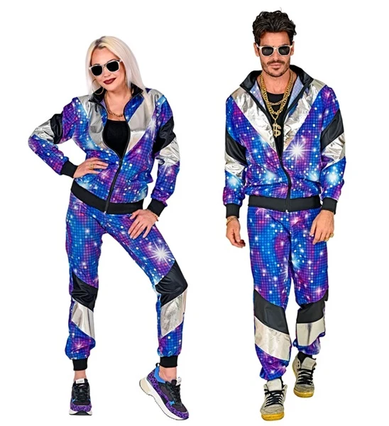 Space Disco 80er Jahre Trainingsanzug unisex