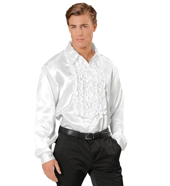 70er JAHRE DISCO FASHION - WEISS