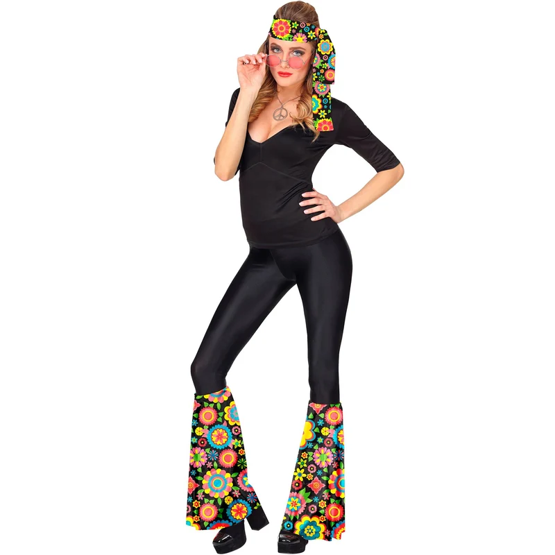 Flower Power Hippie Zubehör Set 3teilig