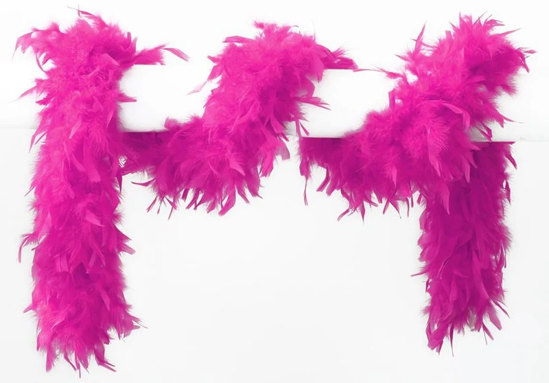 Federboa 180cm neon-pink