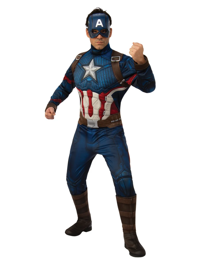 Captain America 3D Muskel Kostüm