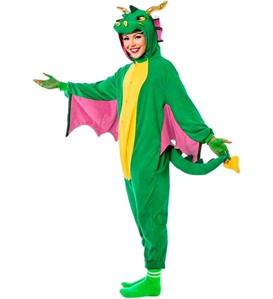 DRACHE PLÜSCHKOSTÜM UNISEX