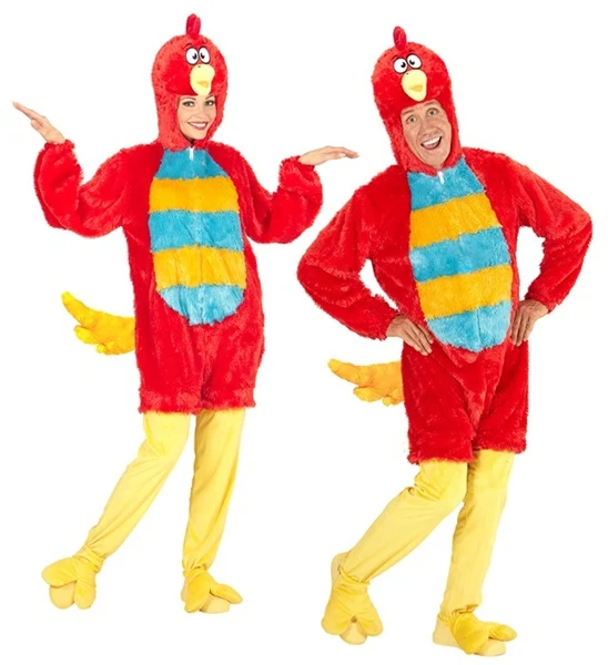 ROTER VOGEL SOFT PLÜSCHKOSTÜM UNISEX