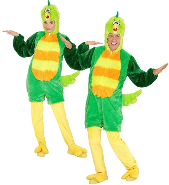 GRÜNER VOGEL SOFT PLÜSCHKOSTÜM UNISEX