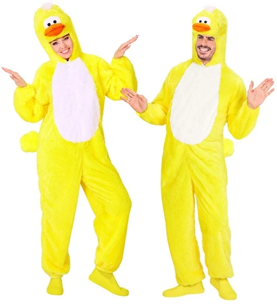 Plüschiges Entenkostüm unisex