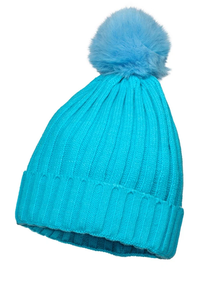 Ski Mütze blau