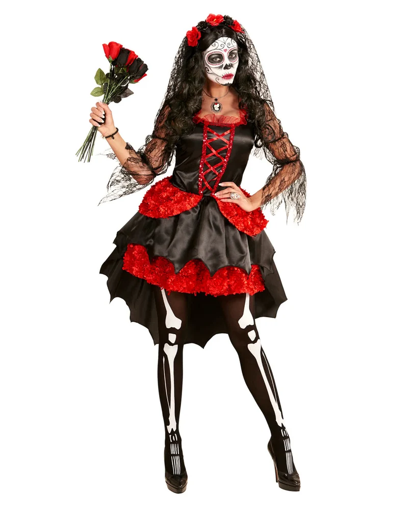 Dia de los Muertos Brautkostüm