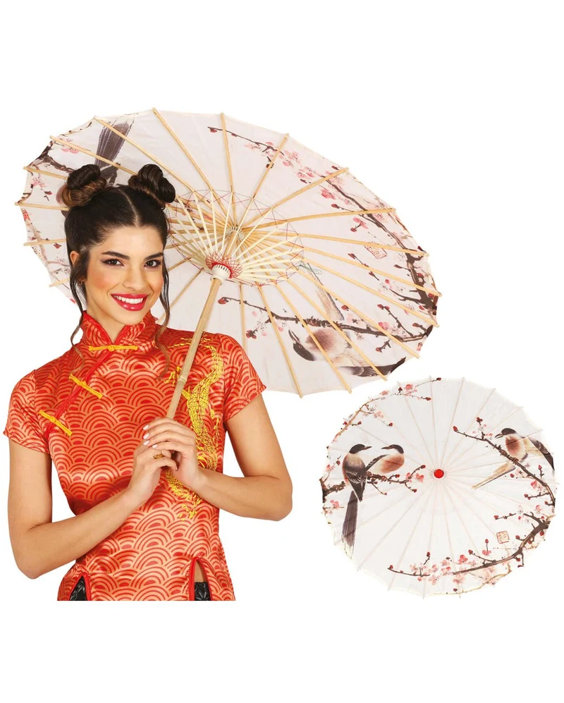 Asiatischer Reispapier Sonnenschirm