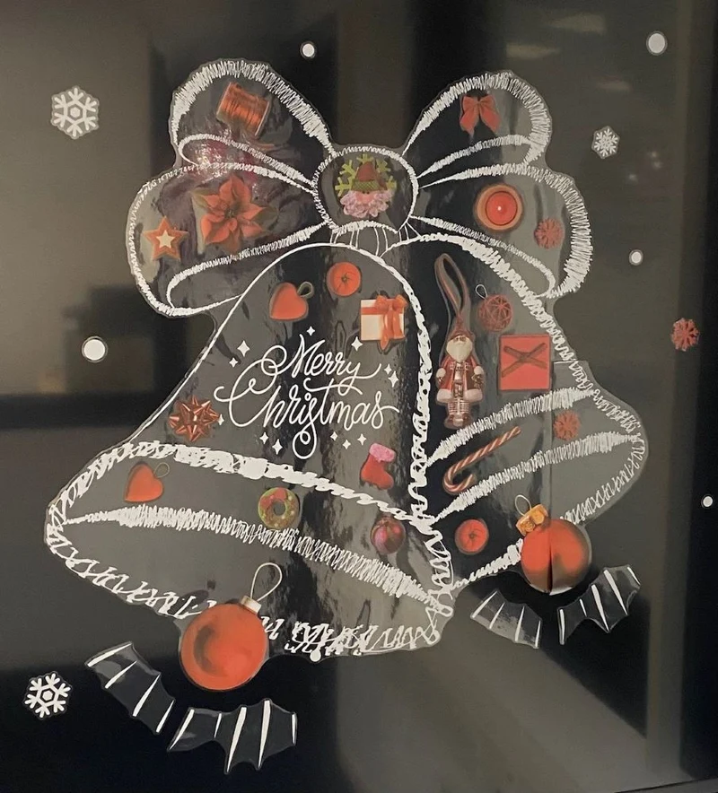 Fenstersticker-Set - Jingle Bells