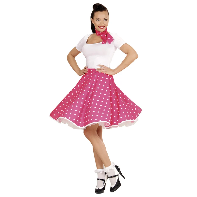 50er Jahre Polka Dots Rock
