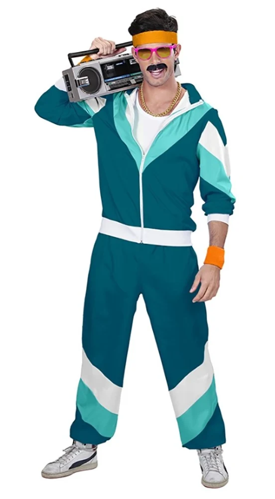 80er Jahre Unisex Jogginganzug