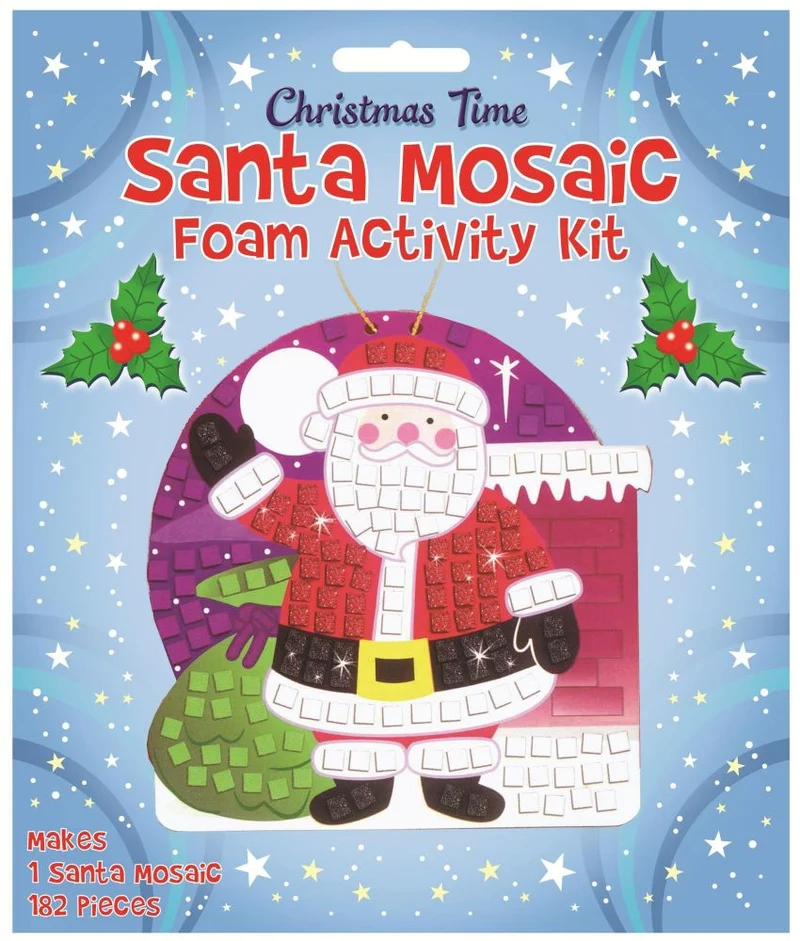 Weihnachtsmann Mosaik Bausatz