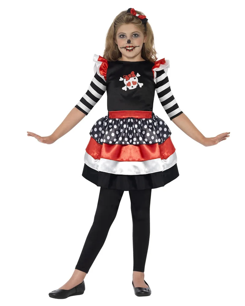 Skully Girl Kinderkostüm
